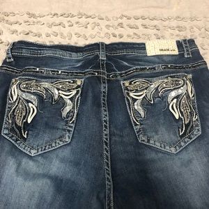 Grace in LA boot cut jeans 17